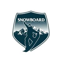 Snowboard Logo Vektor