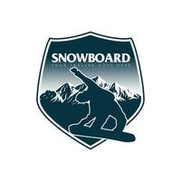 Snowboard Logo Vektor