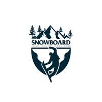 Snowboard Logo Vektor