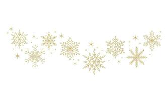 Weihnachten Hintergrund mit Schneeflocken, Banner, Karte. Vektor Illustration