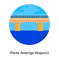 Ponte Amerigo Vespucci vektor