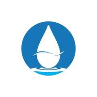 Wasser fallen Symbol und Symbol Vektor Vorlage