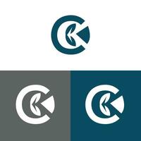 brev c logotyp design begrepp negativ Plats stil. abstrakt tecken konstruerad från kolla upp märken. vektor element mall ikon.
