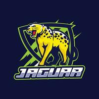 Jaguar Tier Logo Design Vorlage vektor