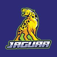 Jaguar Tier Logo Design Vorlage vektor