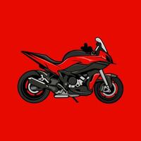 sport motorcykel illustration design vektor