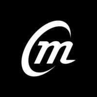 m brev logotyp design. alfabet brev initialer monogram logotyp m. m logotyp. m design vektor