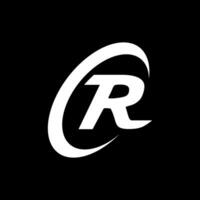 r brev logotyp design. alfabet brev initialer monogram logotyp r. r logotyp. r design vektor