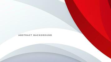 modern abstrakt geometrisch rot Weiß Hintergrund mit Schatten passen zum Geschäft korporativ Banner Hintergrund Präsentation und viel Mehr Prämie Vektor