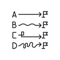 Planung Symbol, Projekt, Ziel, Verwaltung Symbol vektor