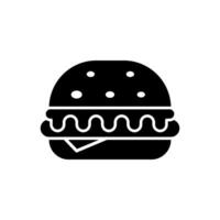 köstlich Burger Symbol Essen Getränke einfach und modern Konzept Design Vorlagen vektor