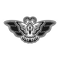 javanisch Schmetterling Symbol Vektor Bild Illustration