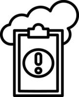 Cloud-Vektor-Icon-Design vektor