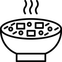 Miso Suppe Vektor Symbol Design