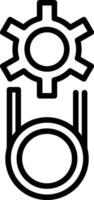 Kabel Rahmen Vektor Symbol Design