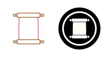 Rolle des Papiervektorsymbols vektor