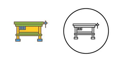 Werkbank-Vektorsymbol vektor