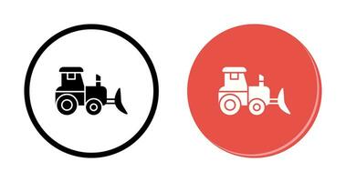 industriell traktor vektor ikon
