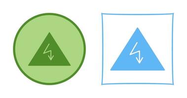 einzigartiges Stromgefahren-Vektorsymbol vektor