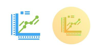 Diagrammvektorsymbol vektor
