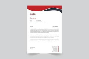 företags affärs brevpapper design för revisorer vektor