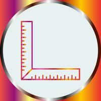 quadratisches Lineal-Vektorsymbol vektor