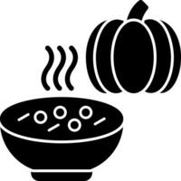 Kürbis Suppe Vektor Symbol Design