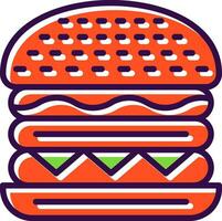 Cheeseburger Vektor Symbol Design