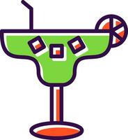 Margarita Cocktail Vektor Symbol Design