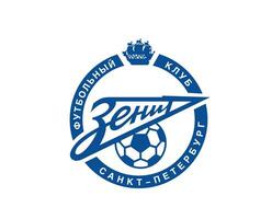 zenit st petersburg symbol klubb logotyp ryssland liga fotboll abstrakt design vektor illustration
