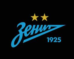 Zenit st Petersburg Verein Logo Symbol Russland Liga Fußball abstrakt Design Vektor Illustration mit schwarz Hintergrund