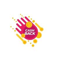 Cashback-Angebotsvektor vektor