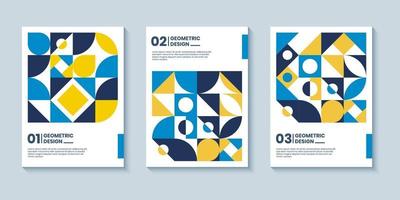 geometrischer Pop-Art-Stil-Cover-Hintergrund für Buchcover oder Poster