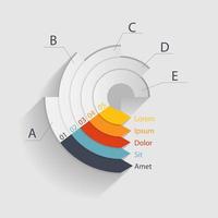 Infografik-Geschäftsschablonen-Vektorillustration vektor