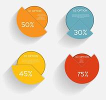 Infografik-Geschäftsschablonen-Vektorillustration vektor