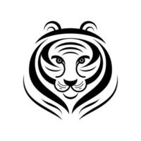 Tiger-Logo isolieren vektor
