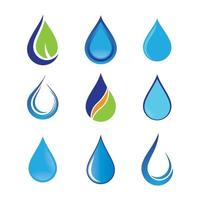 Wassertropfen-Logo-Bilder vektor