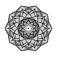 Mandala Linienvorlage vektor