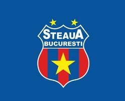 steaua Bukarest Verein Logo Symbol Rumänien Liga Fußball abstrakt Design Vektor Illustration mit Blau Hintergrund