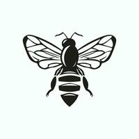 kreativ Biene Linien Logo. Hummel, Honig Herstellung Konzept. Vektor