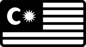 solide Symbol zum Malaysia vektor