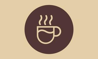 ein Tasse von heiß Kaffee Symbol2 vektor