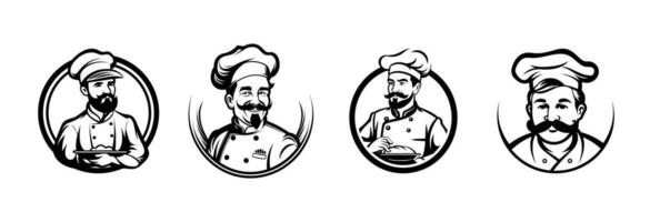 Restaurants Koch Logo und Symbol Design vektor