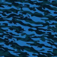 abstrakt blå armén sömlös mönster design vektor, blå armén kamouflage bakgrund vektor