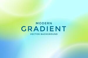 verschwommen Grün und Blau modern Gradient Hintergrund vektor