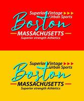 boston urban kalligrafi typsnitt överlägsen årgång, för skriva ut på t shirts etc. vektor