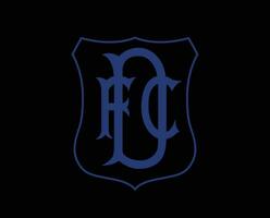 Dundee fc Logo Verein Symbol Schottland Liga Fußball abstrakt Design Vektor Illustration mit schwarz Hintergrund