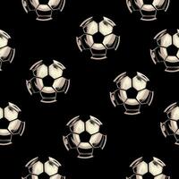 sömlös mönster från en fotboll boll vektor