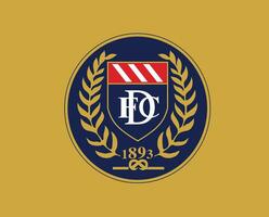 Dundee fc Verein Symbol Logo Schottland Liga Fußball abstrakt Design Vektor Illustration mit braun Hintergrund