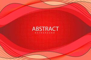 kreativ abstrakt rot geometrisch Hintergrund Design vektor